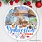 Galveston Cultural Ceramic Ornament, Texas Coastal Christmas Gift